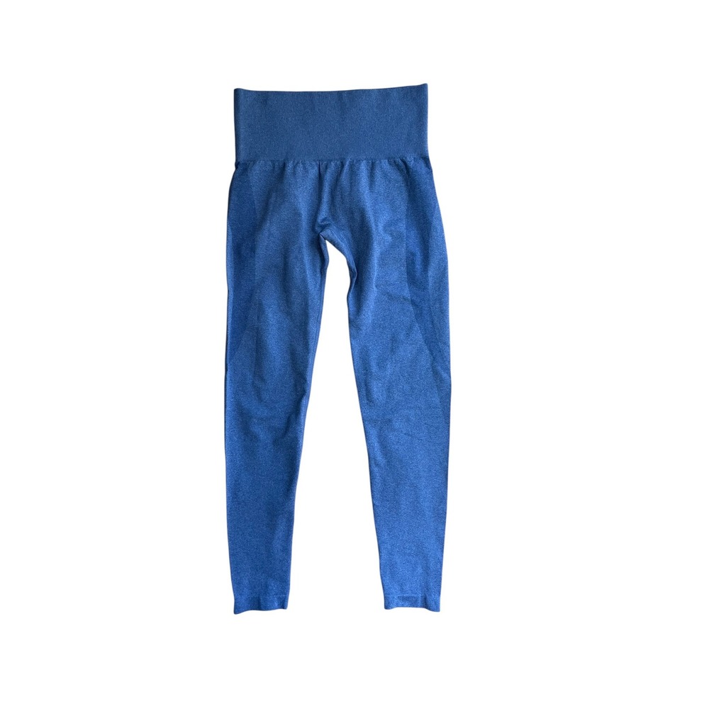 NVGTN Blue Marl Seamless High Waisted Contour Leggings Womens Small